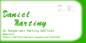daniel martiny business card